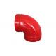11.25 / 22.5 / 45 / 90 FM UL Certificated Casting Ductile Iron Grooved Pipe Fittings Elbow