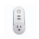 Home Automation System Wifi Smart Plug Socket Non - Grounding 10A Rated Current
