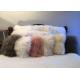 Long Hair Sheepskin Real curly Sheep fur pillow Mongolian lambswool Cushion