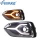 Smrke Led For Hyundai Accent Daytime Running Light 12v Abs With Yellow Signal Light