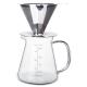 Home Usage wholesale Unique Factory Glass Hand Flush the coffee pot