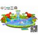 Colorful Commercial Inflatable Water Park Rentals / Inflatable Water Pool