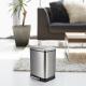 24 Liter Rectangular Stainless Steel Trash Can Used Ln Office, Living Room, Shop, Etc