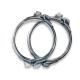 Heavy Duty 2.0mm Galvanized Pipe Clamps Ventilation Release Quick  Ducting Metal Clamps