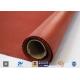 Heat Resistance Fiberglass Fabric Roll / Silicone Coated Fiberglass Fire Protection Cloth