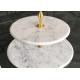Food Tray Dessert Tray Natural Stone Crafts With White Marble Stones