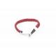 Genuine Leather Clasp Stainless Steel Bracelets Handmade For Men Decoration