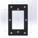 Door Entry System Wall Mounting 5 Inch Android POE Touch Screen with Echo Cancel Circuit