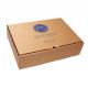 Brown Corrugated Paper Box With Full Color Printing Recyclable Feature