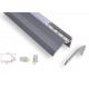 Stair Led Profile Channel , C027 Recessed Aluminium Profiles For Led Lighting