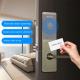 Smart Hotel Room Security Door Locks RFID TT Lock With ANSI 5 Latch Mortise