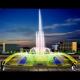 Modern Design Floor Fountains with Colorful Led Light and Music Control Musical Fountain
