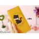 New Korean cute cat print bow candy-colored Japanese girls wave point zipper long wallet