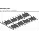 Aluminum Solar Panel Flat Roof Mounting System/ Solar Panel Ballast Mounting