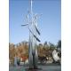 Metal Handmade Large Outdoor Sculpture Statues Stainless Steel Plaza Decoration