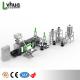 Screw dia 80mm 100mm PVC single screw exttrusion and pelletizing line LDP power