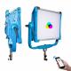200W Dimmable Battery Powered DMX RGB LED Video photography film Light skyblue panel 12 Effects AC DC