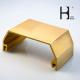 C3604 Durable Brass Staircase Railing Profiles for Hotel Hand Rails Brass Extrusiong Profiles Copper Extruding Profile