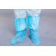 Anti Slip Blue 35GSM Disposable Plastic Boot Covers