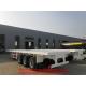 3 BPW Axles Flat Bed Container Semi Truck Trailer 60t JOST Landing Gear