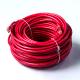 Red PVC 250Mbps Cat6 Patch Cord 23AWG 4P ANSI Standard