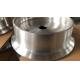 Round Forged Aluminum Alloy Wheels For Rail Trailers 6061-T6 6063 7075-T Material