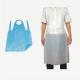 Disposable Waterproof LDPE / HDPE / PE Apron Non Woven Dressing For Factory, Hospital WL6015