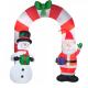 Customized Beautiful Nice Holiday Party Decoration Inflatable Christmas Arch for Santa