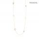 60CM Hollow Out Heart Stackable Gold Necklaces Stainless Steel Necklace Womens