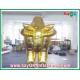 Inflatable Cowboy Golden Event Inflatable Bull 0.5mm PVC Tarpaulin 4M - 8M Height ROHS