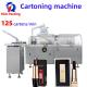 125 Carton / Min Full Automatic Lipstick Cartoning Pack Machine
