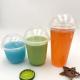 500ml Dishwasher Safe Plastic Drink Cup Round PET BPA Free