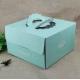 CMKY Printing Paper Box Food Grade , Cardboard Cake Boxes With Handle
