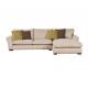180*105*62 Cm Hotel Lounge Sofa L Shaped For Living Room