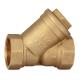 1/2 1/4 3/4 1 inch Brass Non Return Water Check Valve With Y Strainer Filter