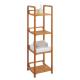 Free Standing Bamboo Towel Shelf  Easy Cleaning 41.13 H X 12 W X 12 D