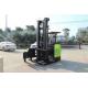 Powered Reach Lift Forklift / Counterbalance Reach Truck Pu Solid Tire Custom Color