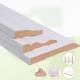 Apartment Skirting Primed Wood Boards MDF Substrate Moisture Proof