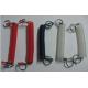 Solid Black/Red/Clear Bungee Spiral Key Ring Holders Cheap Price OEM Making