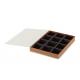 Flip Cardboard Chocolate Boxes High-End Custom Printed 250gsm ~ 1500gsm