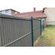 50x200mm H2.43m Privacy Steel Fence Galvanized PVC Coated