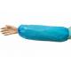 Industry Blue Disposable Plastic Arm Sleeves , PE Medical Sleeve Cover