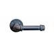 Black Finished Industrial Pipe Toilet Paper Holder Robe Hook Electroplated