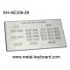 Customized Rugged Industrial Metal Keyboard for Charging Kiosk with 29 Keys