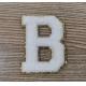 Towel Embroidered Letter Patches Heat Transfer Labels For Clothes