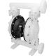Plastic Mechanically Operated Diaphragm Pump , Silent Pneumatic Operated Pump