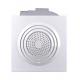 Round Exhaust Silent Ventilation Fans with SAA and CE Certification and White Louvers