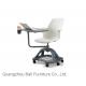 Modern Swivel Office PP Plastic Training Room Chairs with Writing Tablet