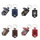 Sublimation Leather Metal Key Chain Cover with Laser Engraving Logo