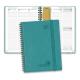 Weekly Planner 100GSM Ivory Paper And Vegan Leather For 2023-2023 In Donau Blue